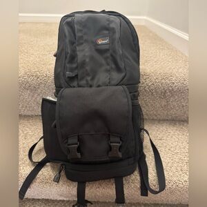 Lowepro Camera Backpack Pro Digital SLR Lens Travel Carry Bag Black